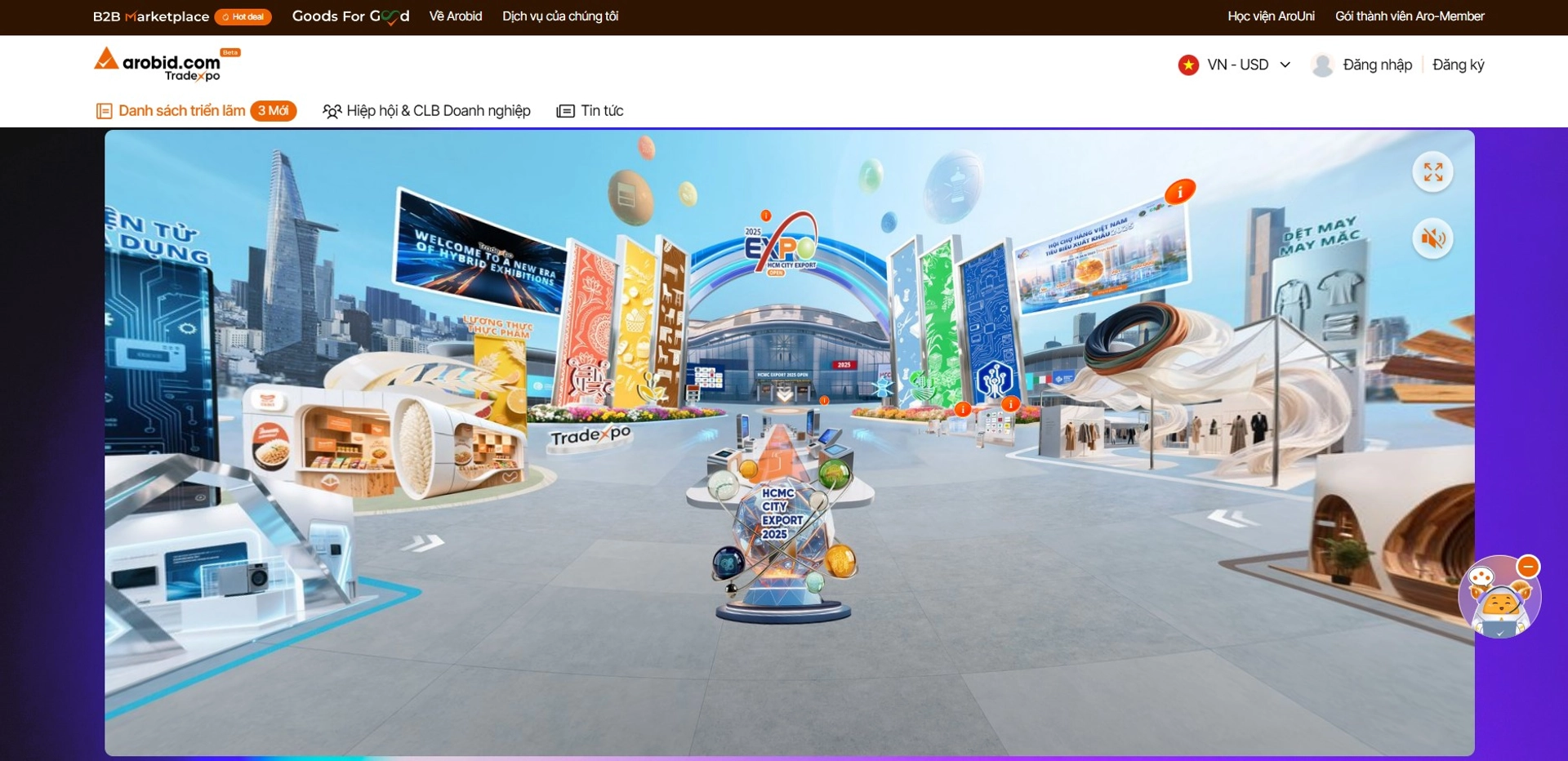 Triển lãm số HCM City Export. (Nguồn: Arobid TradeXpo)